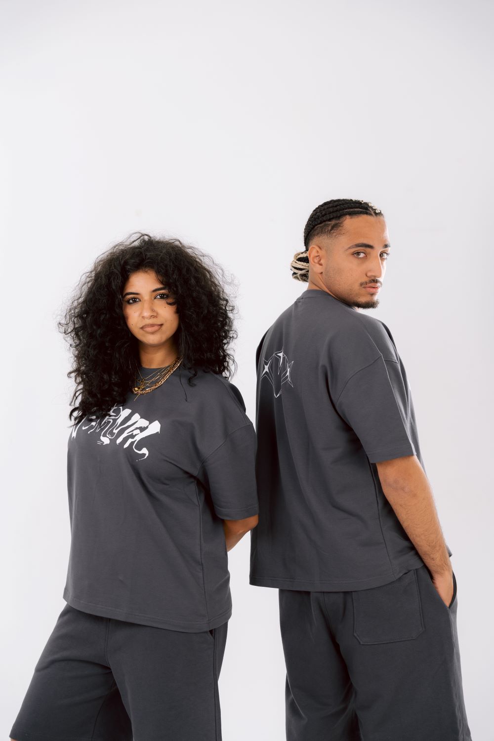 Gray vervil T-SHIRT