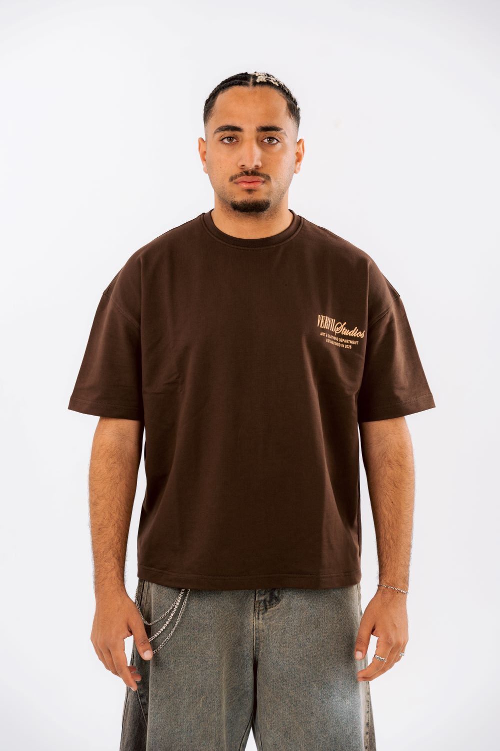 Brown vervil T-SHIRT