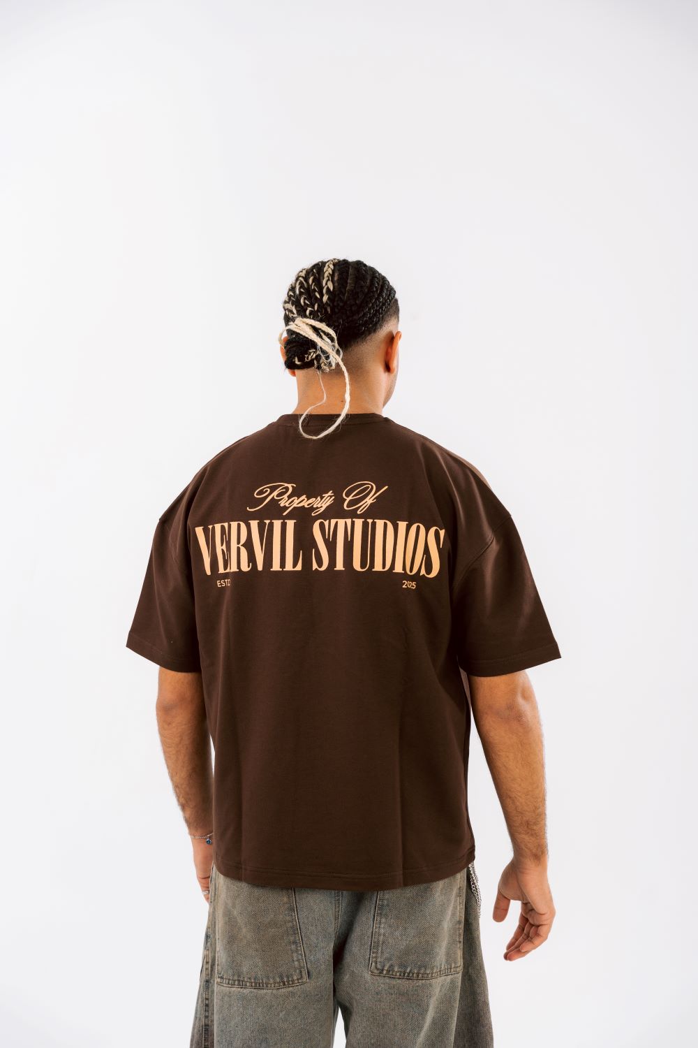Brown vervil T-SHIRT
