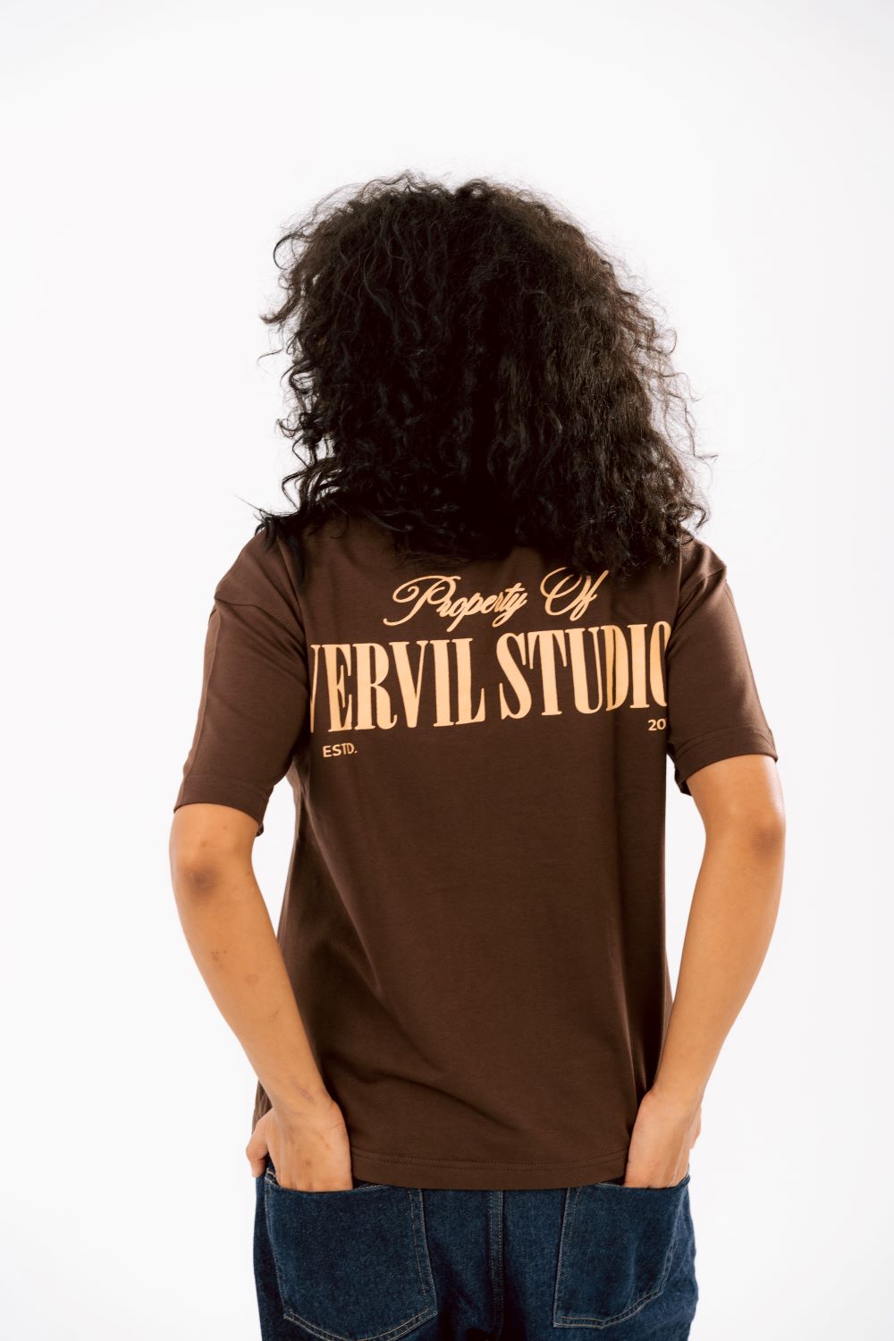 Brown vervil T-SHIRT