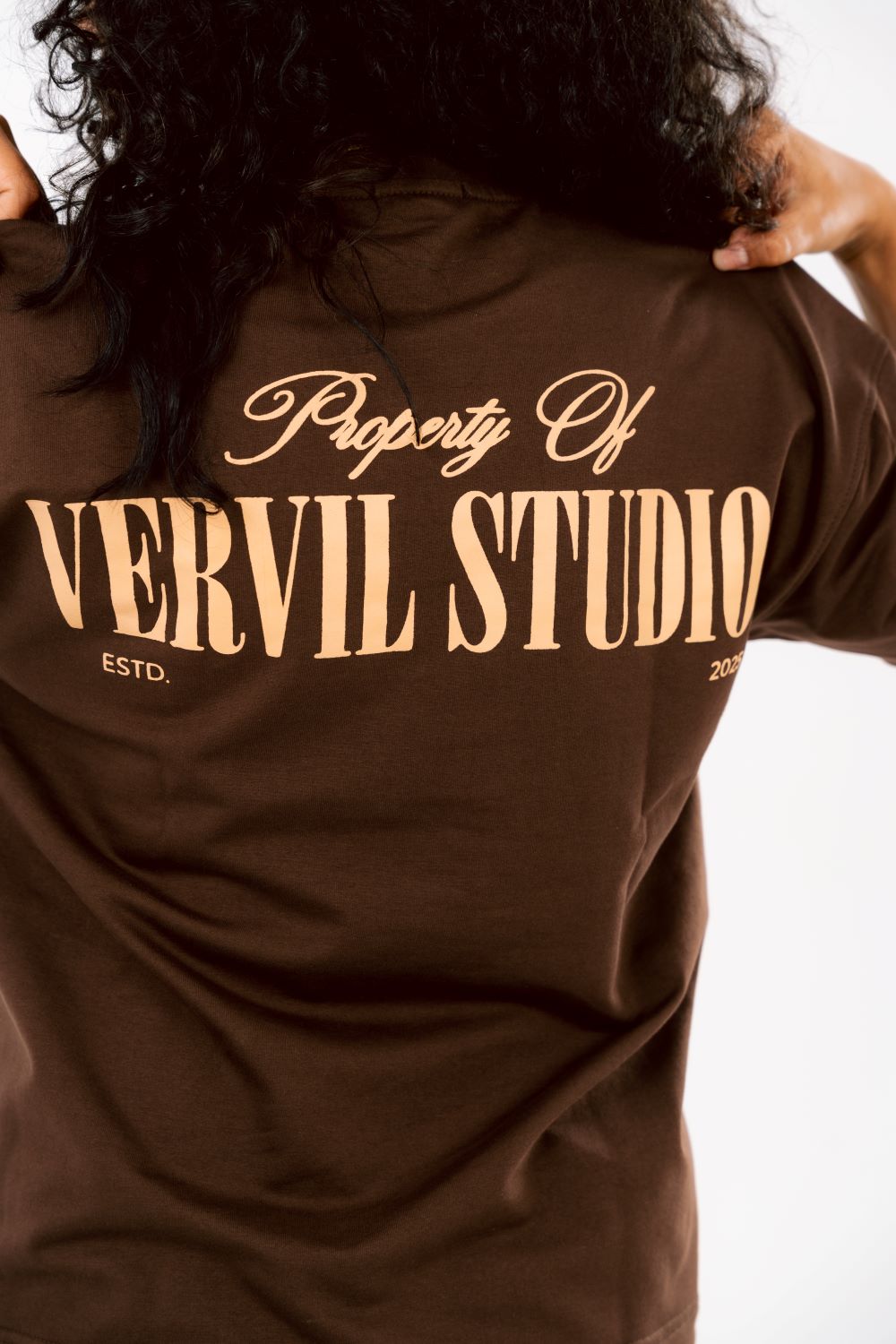 Brown vervil T-SHIRT