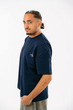 Navy blue vervil T-SHIRT