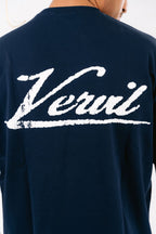 Navy blue vervil T-SHIRT