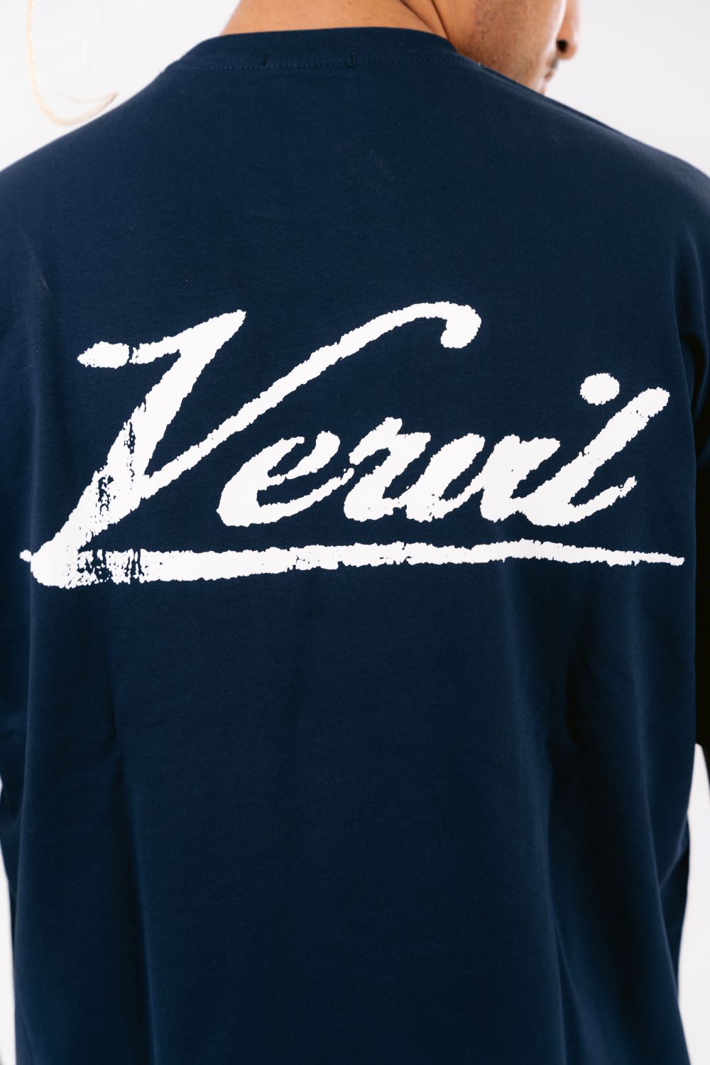 Navy blue vervil T-SHIRT