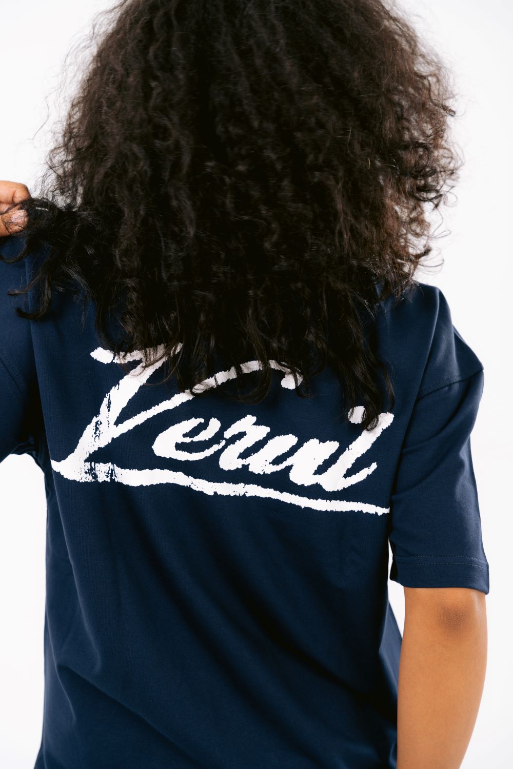 Navy blue vervil T-SHIRT
